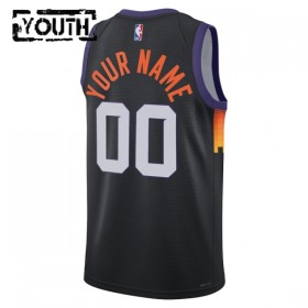 Maillot Basket Enfant Phoenix Suns Personnalisé 2025-26 Nike City Edition Noir Swingman